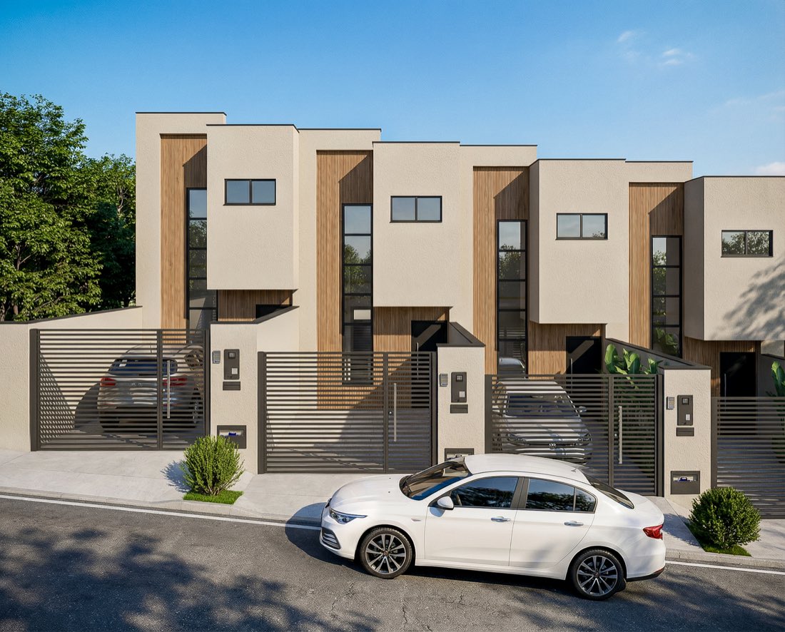 Fachada dos duplex
